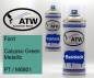 Preview: Ford, Calypso Green Metallic, PT / M6801: 400ml Sprühdose + 400ml Klarlack - Set, von ATW Autoteile West.